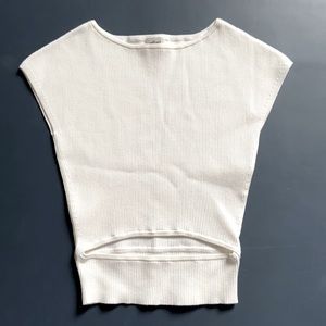 White tank/crop top shirt